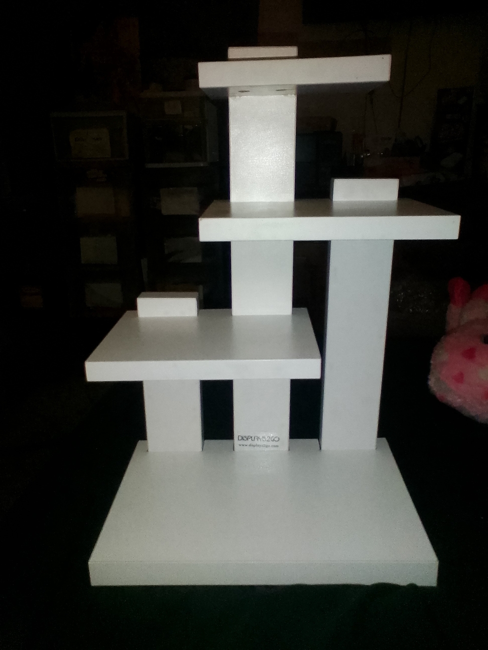 🌟 HOLD For Pixie Lush🌟Modern White Tiered Home Art Display Stand - White - Picture 2 of 2